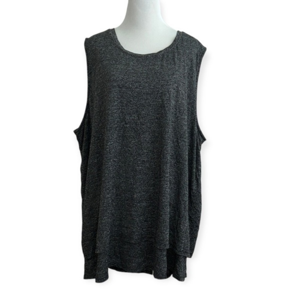 5/$30 🎈 Apt 9 women’s 3x space dye‎ sleeveless blouse